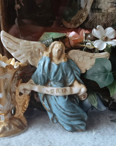 Antique ange creche - ange, de