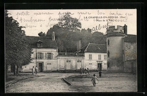 Cpa chapelle serval - la, chapelle-en-serval