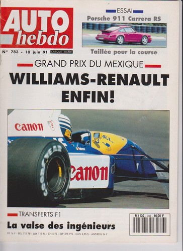 Auto hebdo 783 essai - n°, 783.