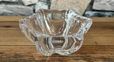 ✨Stunning & Elegant White Crystal Ashtray / Empty Pocket Signed Daum France