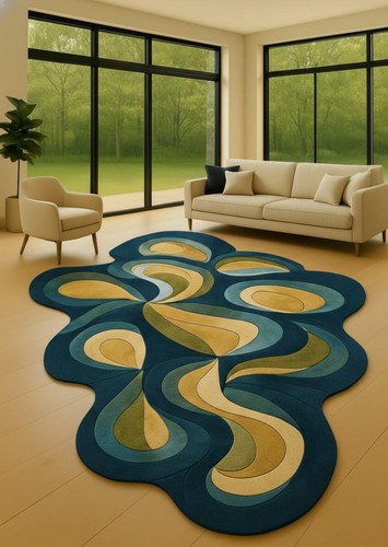 Tapis laine touffeté la - en, à