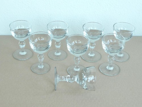 Verres pied anciens de - verres, à