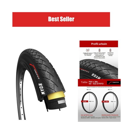 Fincci pneu vélo 700x38c - vélo,