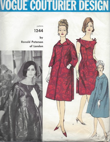 1950s vintage vogue couture - vogue,