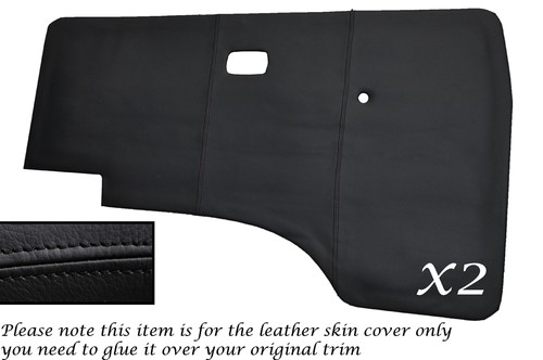 Couvercles cuir noir - en,