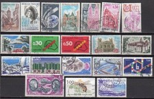 Timbres des années 1970 - Lot