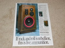 Cerwin Vega AT-12 Speaker Ad, 1989, D-Series, SE Series, 1 page, Article