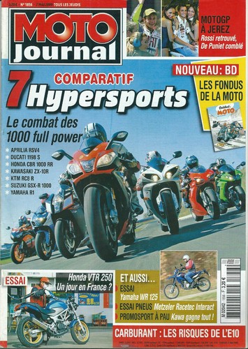 Moto journal 1856 honda - 1856,