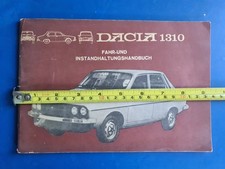 RRR Romania Dacia 1310 automobile Car Instruction Manual 1980  License Renault