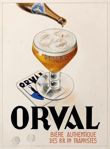 Affiche poster orval - , biere