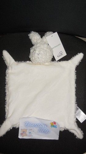 Doudou plat lapin - plat,