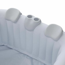 AREBOS Comfort Set 2 Coussins pour la Nuque+ Porte-Boisson pour Bain à remous