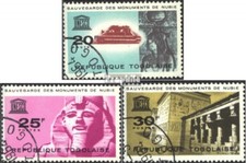 Togo 419-421 oblitéré 1964 protection le nubien monuments