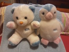 Lot De 2 Peluche Boulgom Blanc