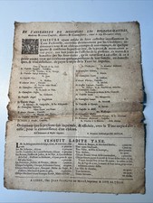 Placard fiscal Liège 1693 –