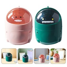 Lot de 2 poubelles de bureau