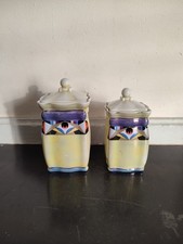 2 Pots à épice en Porcelaine