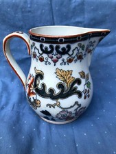 beautiful pourer, milk pot, polychrome earthenware jug 19th century BOCH FRERES POMPEIA