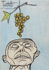 Bernard BUFFET : Tantale, LITHOGRAPHIE originale, Référencée, 1967 par Mourlot