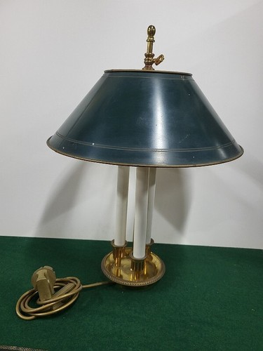 Lampe bouillote bronze abat - en,