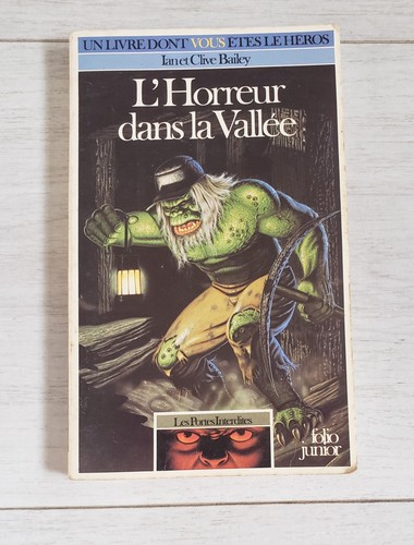 Horreur dans vallée - l'horreur,