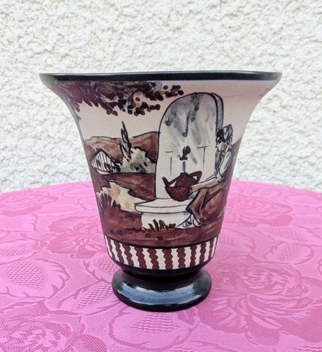 Vase grès basque - grès,