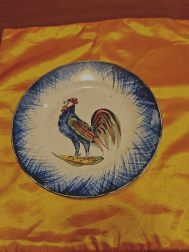 Coq très ancienne - très, assiette
