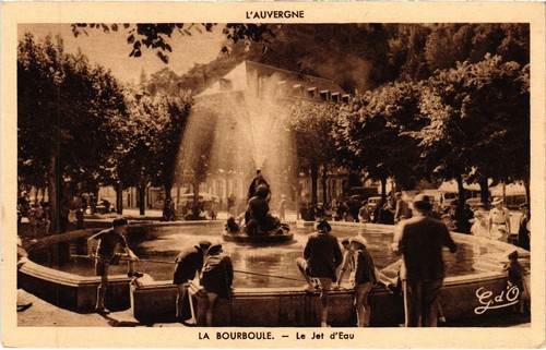 Cpa bourboule jet - cpa,