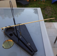 Balance à opium en bois os