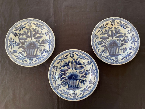 Lot antique delft - 3, "