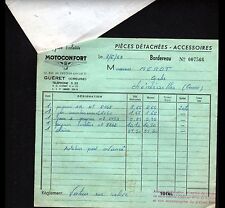 GUERET (23) VELOMOTOR DEALER / MOTORCYCLE COMFORT "Albert ANDRIEUX" 1963