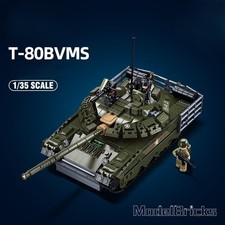 798PCS Army T-80BVMS Main Battle Tank Model Building Blocks Sets Creative Gifts