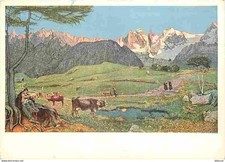 Art - Painting - Giovanni Segantini - Werden - La Vita - Numbered Card - No 15