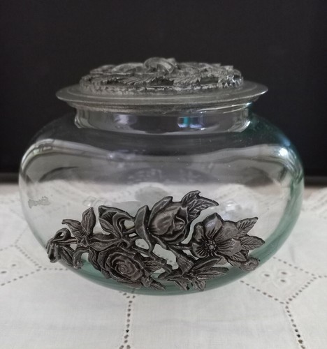 Bocal bonbonnière verre - bonbonnière, en