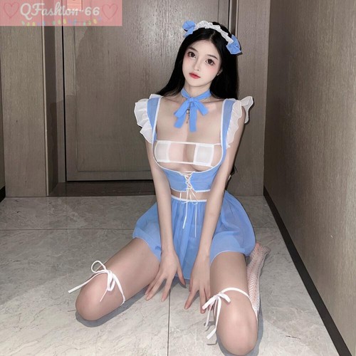 Sexy lingerie set maid outfit - set,