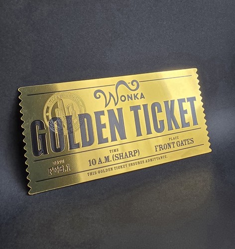 Golden ticket charlie - ticket,