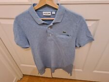 Polo Lacoste homme bleu ciel