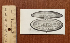 Belle Jardiniere Paris 1913 Ad COLLIERS DE PERLES FINES AUX ARMES DE PROVENCE