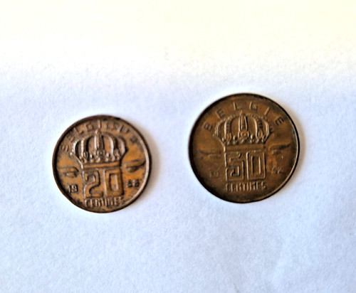 Lot pièces belges en - belges,