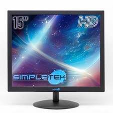 Moniteur 15" Carré 4:3 5:4 Pos Caisse Dvr Hdmi Vga Avec Audio Écran Pc Fixe