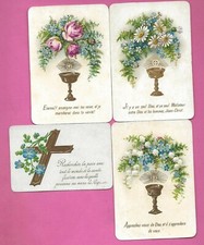 Lot de 4 anciennes images