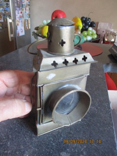 Ancienne petite lampe laiton - lampe,
