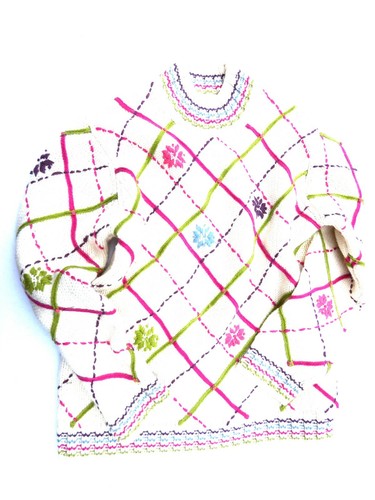 Knitted sweater ecru - knitted, sweater,