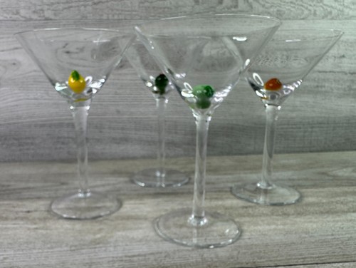 Set martini glasses clear - 4,