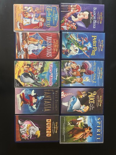Disney lot cassettes vhs - lot,