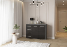 Commode FRIDA 01 grise/noire +
