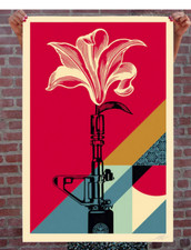 Obey  SHEPARD FAIREY   AR-15 Lily