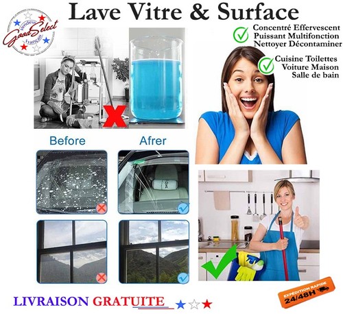 Lave vitre surface - vitre, et