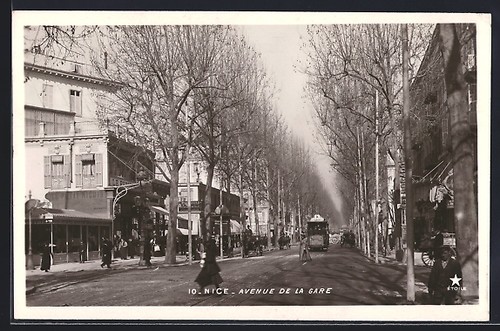 Carte postale nice avenue - carte, nice,