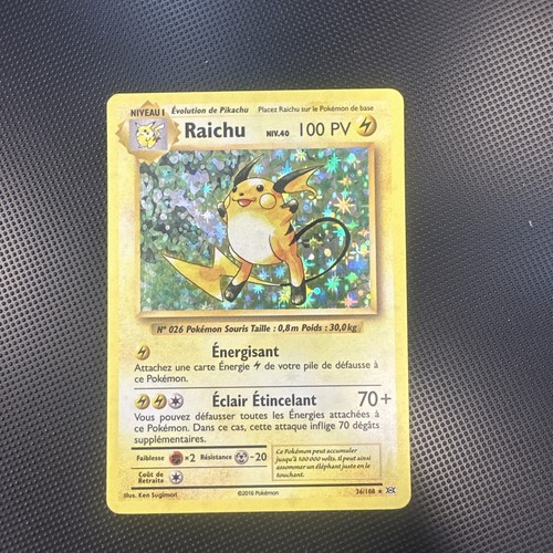 Carte pokemon raichu - carte,